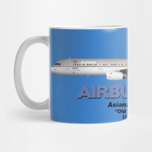 Airbus A321 - Asiana Airlines "Old Colours" Mug